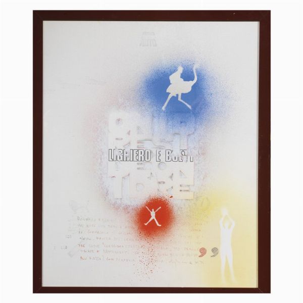 BOETTI ALIGHIERO : ALIGHIERO BOETTI  - Asta Arte Moderna e Contemporanea - Associazione Nazionale - Case d'Asta italiane