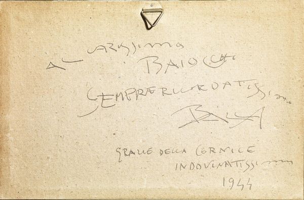 BALLA GIACOMO : GIACOMO BALLA  - Asta Arte Moderna e Contemporanea - Associazione Nazionale - Case d'Asta italiane