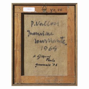 PAOLO VALLORZ  - Asta Arte Moderna e Contemporanea - Associazione Nazionale - Case d'Asta italiane