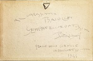 BALLA GIACOMO : GIACOMO BALLA  - Asta Arte Moderna e Contemporanea - Associazione Nazionale - Case d'Asta italiane