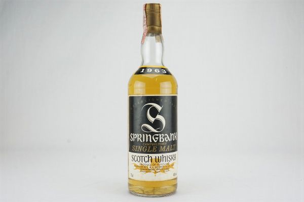 Springbank 1963  - Asta Summer Spirits | Rhum, Whisky e Distillati da Collezione - Associazione Nazionale - Case d'Asta italiane