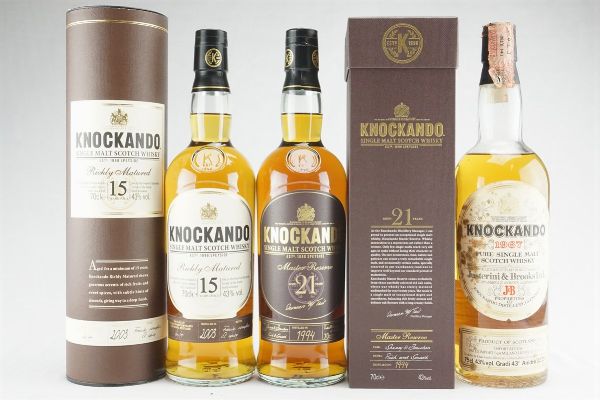 Selezione Knockando  - Asta Summer Spirits | Rhum, Whisky e Distillati da Collezione - Associazione Nazionale - Case d'Asta italiane