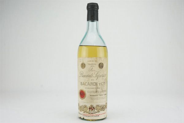 Bacardi Carta Blanca Superior  - Asta Summer Spirits | Rhum, Whisky e Distillati da Collezione - Associazione Nazionale - Case d'Asta italiane
