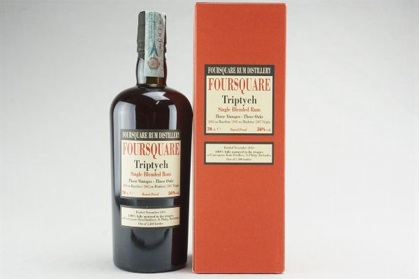 Foursquare Triptych  - Asta Summer Spirits | Rhum, Whisky e Distillati da Collezione - Associazione Nazionale - Case d'Asta italiane