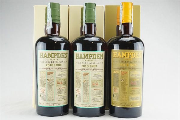 Selezione Hampden  - Asta Summer Spirits | Rhum, Whisky e Distillati da Collezione - Associazione Nazionale - Case d'Asta italiane