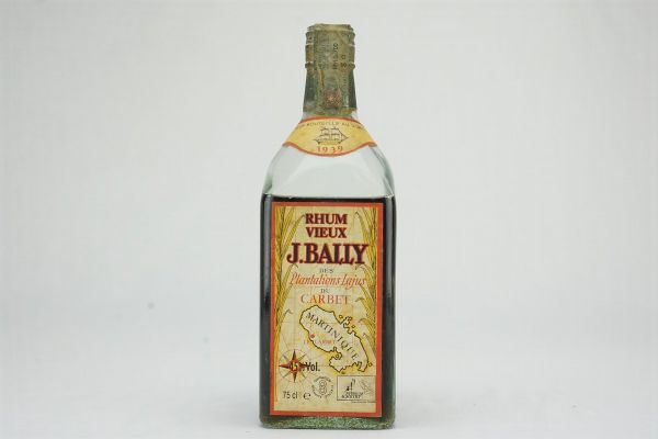 J. Bally 1939  - Asta Summer Spirits | Rhum, Whisky e Distillati da Collezione - Associazione Nazionale - Case d'Asta italiane