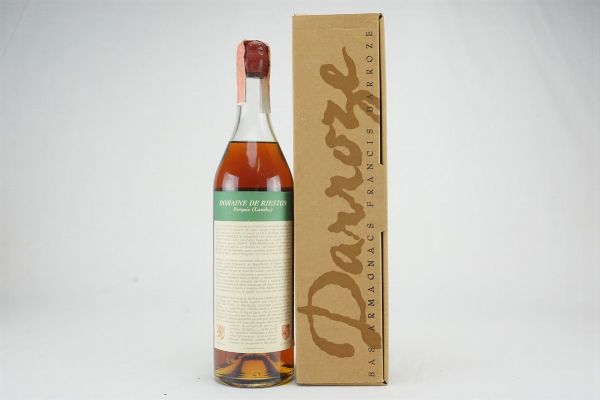 Bas Armagnac Francis Darroze Domaine de Rieston 1986  - Asta Summer Spirits | Rhum, Whisky e Distillati da Collezione - Associazione Nazionale - Case d'Asta italiane