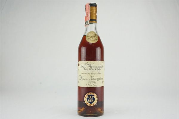 Bas Armagnac Folle Blanche Domaine Boingnres 1978  - Asta Summer Spirits | Rhum, Whisky e Distillati da Collezione - Associazione Nazionale - Case d'Asta italiane
