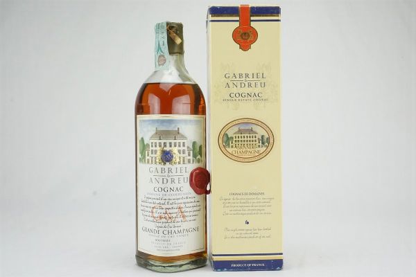 Cognac Grande Champagne Domaine de Communion Gabriel & Andreu  - Asta Summer Spirits | Rhum, Whisky e Distillati da Collezione - Associazione Nazionale - Case d'Asta italiane