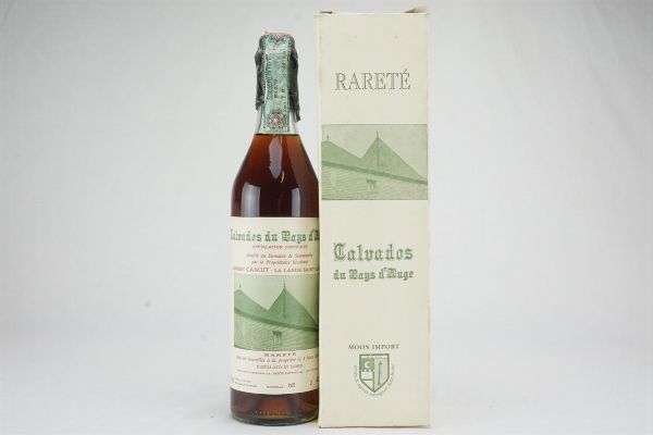 Calvados du Pays d&rsquo;Auge Adrien Camut Domaine de Semainville  - Asta Summer Spirits | Rhum, Whisky e Distillati da Collezione - Associazione Nazionale - Case d'Asta italiane