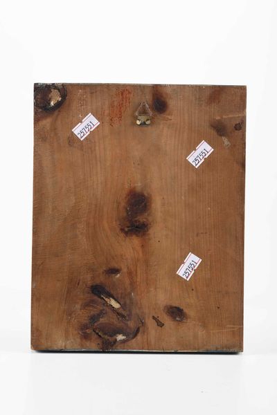 Ascensione di Cristo. Icona su tavola. Russia XIX-XX secolo  - Asta Argenti antichi  - Associazione Nazionale - Case d'Asta italiane