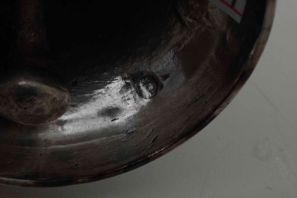 Campanello. Argento fuso, tornito e cesellato. Argenteria del XVIII-XIX secolo  - Asta Argenti antichi  - Associazione Nazionale - Case d'Asta italiane
