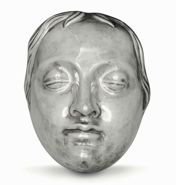 Maschera. Argento sterling. Argenteria artistica milanese, argentiere Ganci  - Asta Argenti antichi  - Associazione Nazionale - Case d'Asta italiane