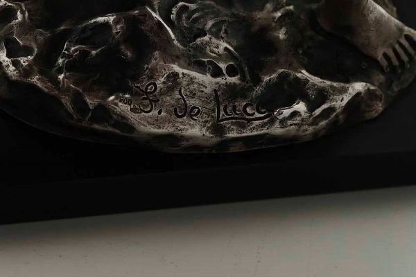 Pastorella. Argento fuso e cesellato. Ferdinando De Luca, Napoli XX secolo  - Asta Argenti antichi  - Associazione Nazionale - Case d'Asta italiane