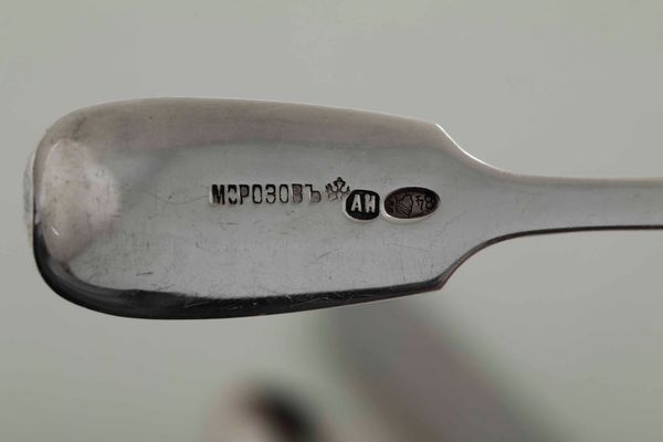 Servizio di posate in argento. Russia inizi XX secolo  - Asta Argenti antichi  - Associazione Nazionale - Case d'Asta italiane