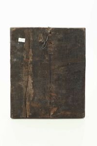 Due Santi. Icona olio su tavola a fondo oro. Scuola russa del XVIII secolo  - Asta Argenti antichi  - Associazione Nazionale - Case d'Asta italiane