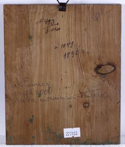 Icona su tavola a fondo oro. Arte russa del XIX-XX secolo La Resurrezione di Cristo  - Asta Argenti antichi  - Associazione Nazionale - Case d'Asta italiane