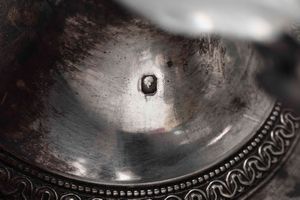 Zuccheriera. Cristallo molato e argento primo titolo fuso e cesellato. Parigi, prima met del XIX secolo  - Asta Argenti antichi  - Associazione Nazionale - Case d'Asta italiane