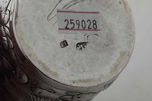 Bicchiere. Argento fuso, sbalzato e cesellato. Mosca XIX secolo, argentiere E.I (non identificato)  - Asta Argenti antichi  - Associazione Nazionale - Case d'Asta italiane