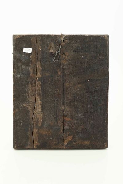 Due Santi. Icona olio su tavola a fondo oro. Scuola russa del XVIII secolo  - Asta Argenti del XX secolo - Associazione Nazionale - Case d'Asta italiane