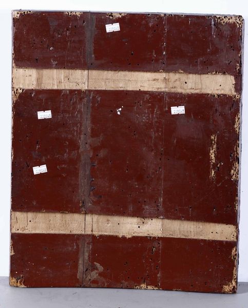 Raffigurazione quadripartita della Madre di Dio e Santi. Icona su tavola. Arte russa del XIX-XX secolo  - Asta Argenti del XX secolo - Associazione Nazionale - Case d'Asta italiane