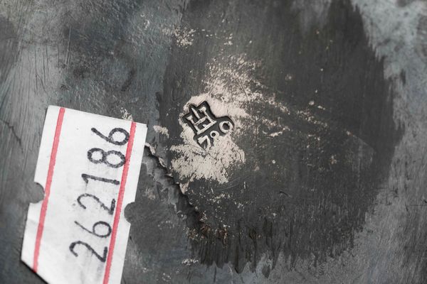 Oliera. Argento fuso, sbalzato e cesellato. Genova marchio della Torretta per l'anno 1778  - Asta Argenti del XX secolo - Associazione Nazionale - Case d'Asta italiane