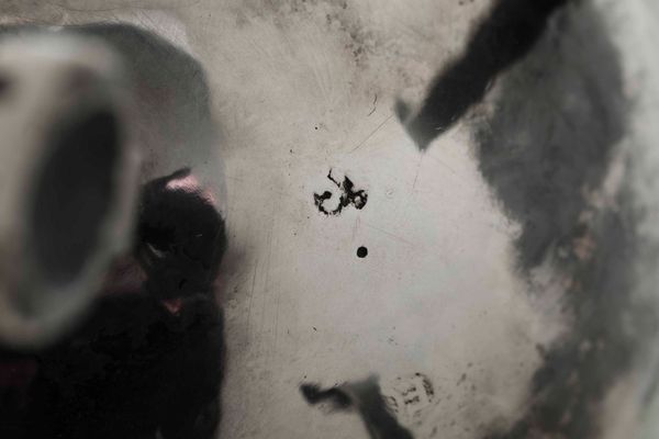 Caffettiera e zuccheriera. Argento fuso, sbalzato e cesellato. Argenteria neoclassica del XIX secolo (Veneto?). Argentiere F.C.  - Asta Argenti del XX secolo - Associazione Nazionale - Case d'Asta italiane