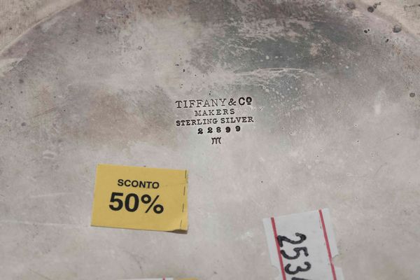 Coppia di candelieri. Argento sterling fuso, sagomato e cesellato. U.S.A Tiffany&Co Makers 1907-1947  - Asta Argenti del XX secolo - Associazione Nazionale - Case d'Asta italiane