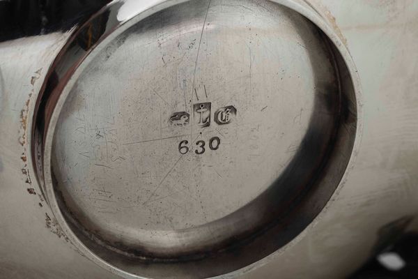 Cestino. Argento sterling fuso, sbalzato e cesellato. Gorham USA, XX secolo  - Asta Argenti del XX secolo - Associazione Nazionale - Case d'Asta italiane