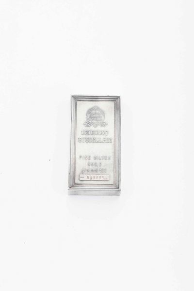 Fermacarte. Argento 999 fuso e modellato. Maison Federico Buccellati, XX secolo  - Asta Argenti del XX secolo - Associazione Nazionale - Case d'Asta italiane