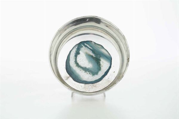 Ciotola. Argento 925 fuso e sagomato. Argenteria milanese del XX secolo, argentiere Dabbene  - Asta Argenti del XX secolo - Associazione Nazionale - Case d'Asta italiane