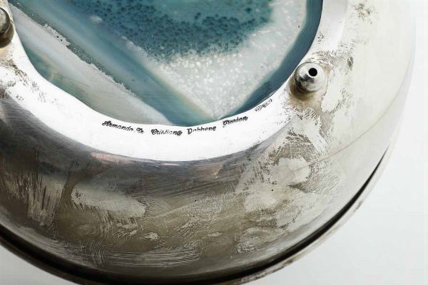 Ciotola. Argento 925 fuso e sagomato. Argenteria milanese del XX secolo, argentiere Dabbene  - Asta Argenti del XX secolo - Associazione Nazionale - Case d'Asta italiane