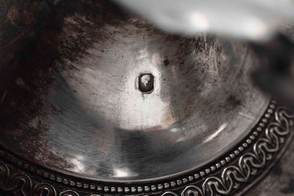 Zuccheriera. Cristallo molato e argento primo titolo fuso e cesellato. Parigi, prima met� del XIX secolo  - Asta Argenti del XX secolo - Associazione Nazionale - Case d'Asta italiane