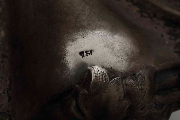 Tre candelieri. Argento fuso, sagomato e cesellato. Impero austro ungarico XIX-XX secolo  - Asta Argenti del XX secolo - Associazione Nazionale - Case d'Asta italiane