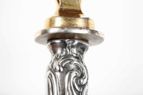 Servizio posate dadolce. Argento e metallo. Russia XX secolo<BR><BR>  - Asta Argenti del XX secolo - Associazione Nazionale - Case d'Asta italiane