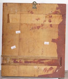 Icona su tavola. Arte russa del XIX secolo San Giovanni Battista, Archangelo Michele e altri santi  - Asta Argenti del XX secolo - Associazione Nazionale - Case d'Asta italiane