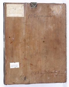 Icona su tavola. Riza in argento sbalzato, traforato e cesellato. Mosca 1803. Assaggiatore Mikail Karpinskiy. Argentiere non identificato Santa martire Barbara  - Asta Argenti del XX secolo - Associazione Nazionale - Case d'Asta italiane