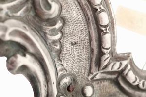 Reliquiario. Argento fuso, sbalzato e cesellato. Lucca (?) seconda met� del XVIII secolo  - Asta Argenti del XX secolo - Associazione Nazionale - Case d'Asta italiane