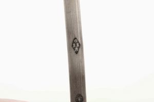 Lucerna. Argento fuso, sbalzato, cesellato e bronzo patinato. Roma primo quarto del XIX secolo. Maestro argentiere Giovacchino Belli (1787-1822)  - Asta Argenti del XX secolo - Associazione Nazionale - Case d'Asta italiane