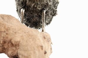 Composizione con tre volatili su base in legno. Argento 925. Argenteria artistica del XX-XXI secolo. Marchio M.Buccellati Italy  - Asta Argenti del XX secolo - Associazione Nazionale - Case d'Asta italiane