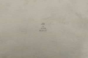 Portagioie. Argento fuso, sagomato e cesellato. Argenteria artistica italiana del XX secolo  - Asta Argenti del XX secolo - Associazione Nazionale - Case d'Asta italiane