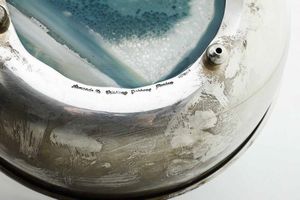 Ciotola. Argento 925 fuso e sagomato. Argenteria milanese del XX secolo, argentiere Dabbene  - Asta Argenti del XX secolo - Associazione Nazionale - Case d'Asta italiane