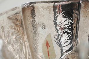 Vaso. Argento fuso, sbalzato e cesellato. Spagna o Colonie, probabile XVIII secolo  - Asta Argenti del XX secolo - Associazione Nazionale - Case d'Asta italiane