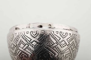 Portauovo. Argento fuso, sbalzato e cesellato. Russia (Mosca?) XIX-XX secolo  - Asta Argenti del XX secolo - Associazione Nazionale - Case d'Asta italiane