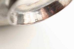 Tazza e piattino. Argento e smalti colorati. Manifattura russa del XX secolo  - Asta Argenti del XX secolo - Associazione Nazionale - Case d'Asta italiane