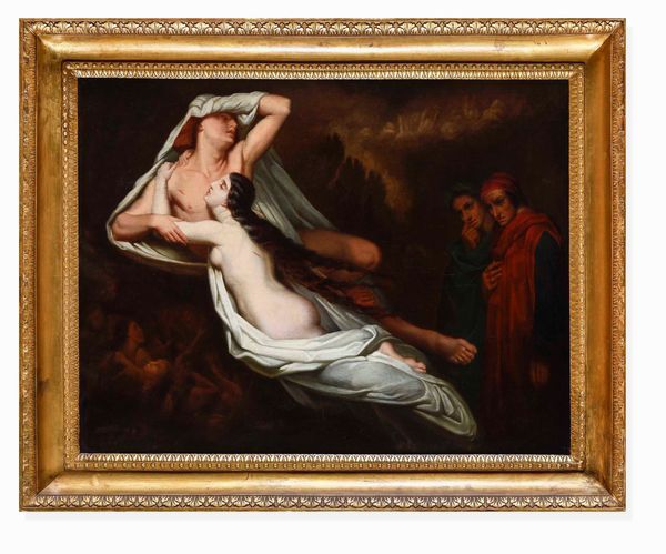 ,Ary Scheffer : Paolo e Francesca  - Asta Dimore italiane  - Associazione Nazionale - Case d'Asta italiane