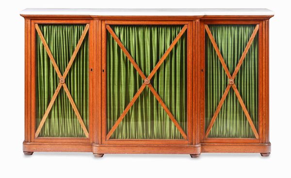 Credenza Ducrot in rovere. Palermo, XX secolo  - Asta Dimore italiane  - Associazione Nazionale - Case d'Asta italiane