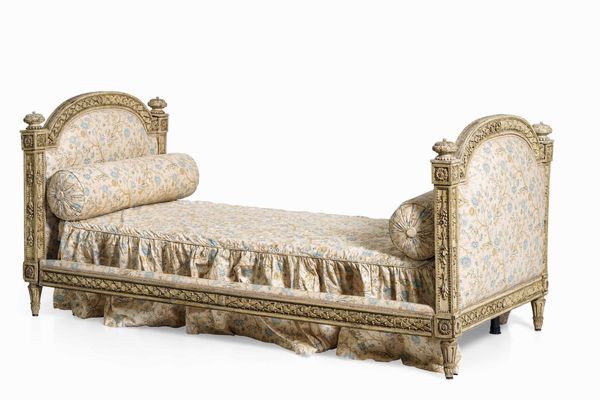 Letto Luigi XVI. Piemonte, XVIII secolo  - Asta Dimore italiane  - Associazione Nazionale - Case d'Asta italiane