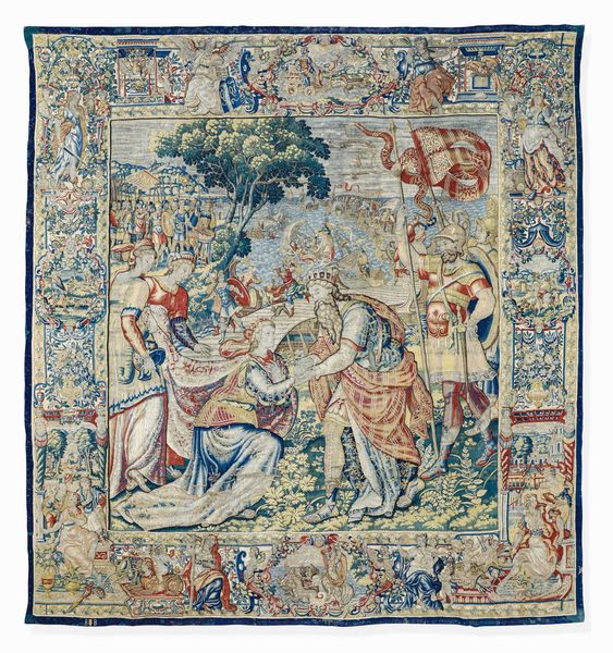 Arazzo, Bruxelles, XVIII secolo  - Asta Dimore italiane  - Associazione Nazionale - Case d'Asta italiane