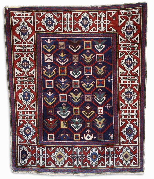 Tappeto Shirvan. Caucaso, inizio XX secolo  - Asta Dimore italiane  - Associazione Nazionale - Case d'Asta italiane